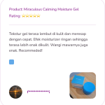 testi moist biru