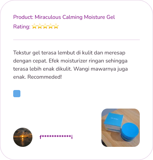 testi moist biru